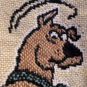 Scooby doo blanket tapestry throw soft fringed edges